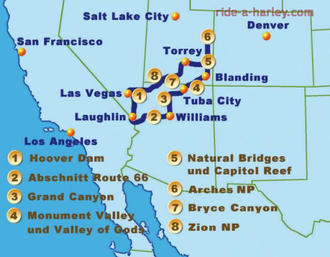 Reisebeschreibung USA Sdwesten